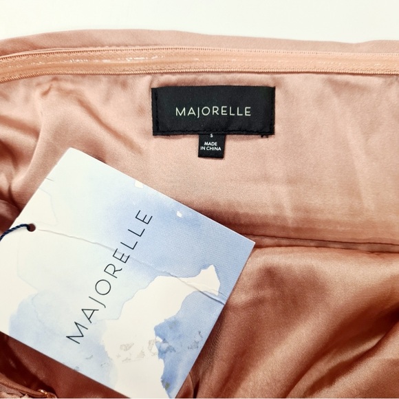 MAJORELLE Maizie Midi Dress in Rose Gold - Size: XS - Picture 6 of 9